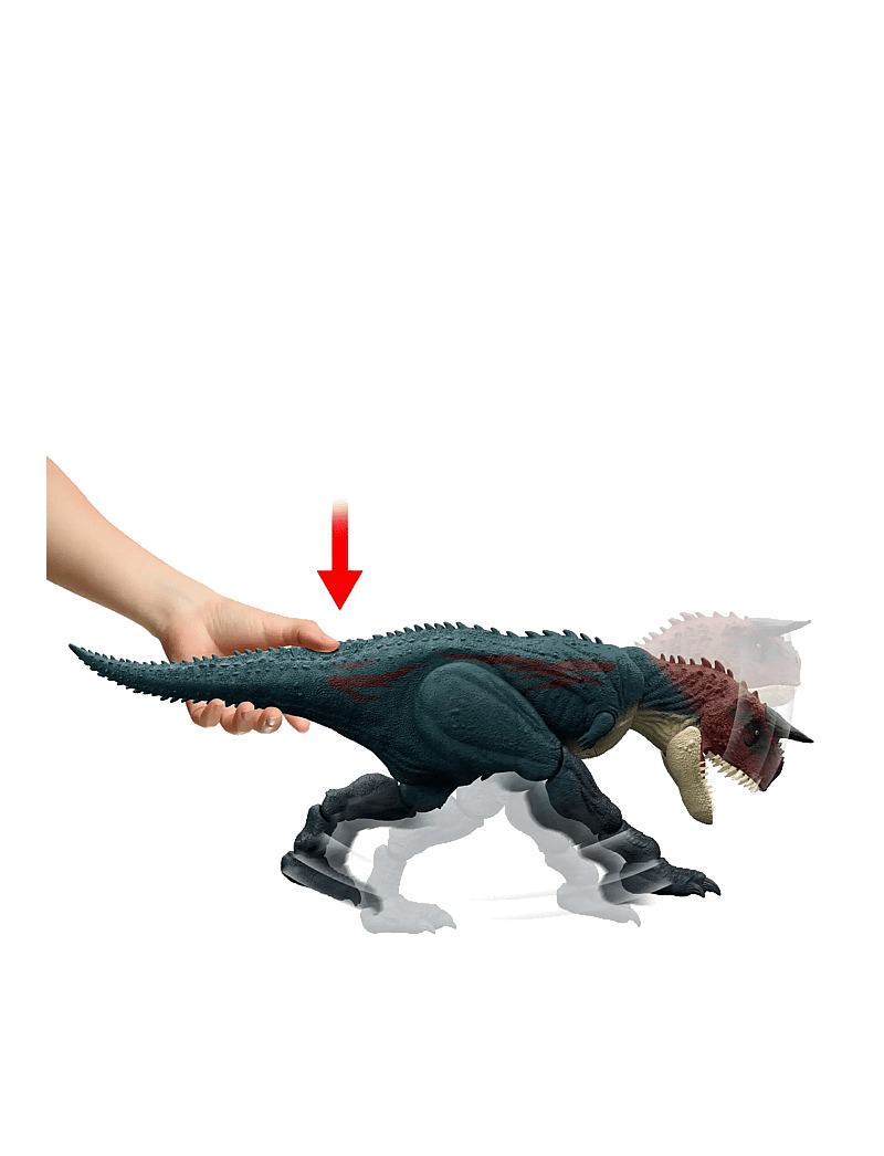 Jurassic world - Jurassic World CHARGE 'N CHOMP Carnotaurus - tiere - multicolor - 4