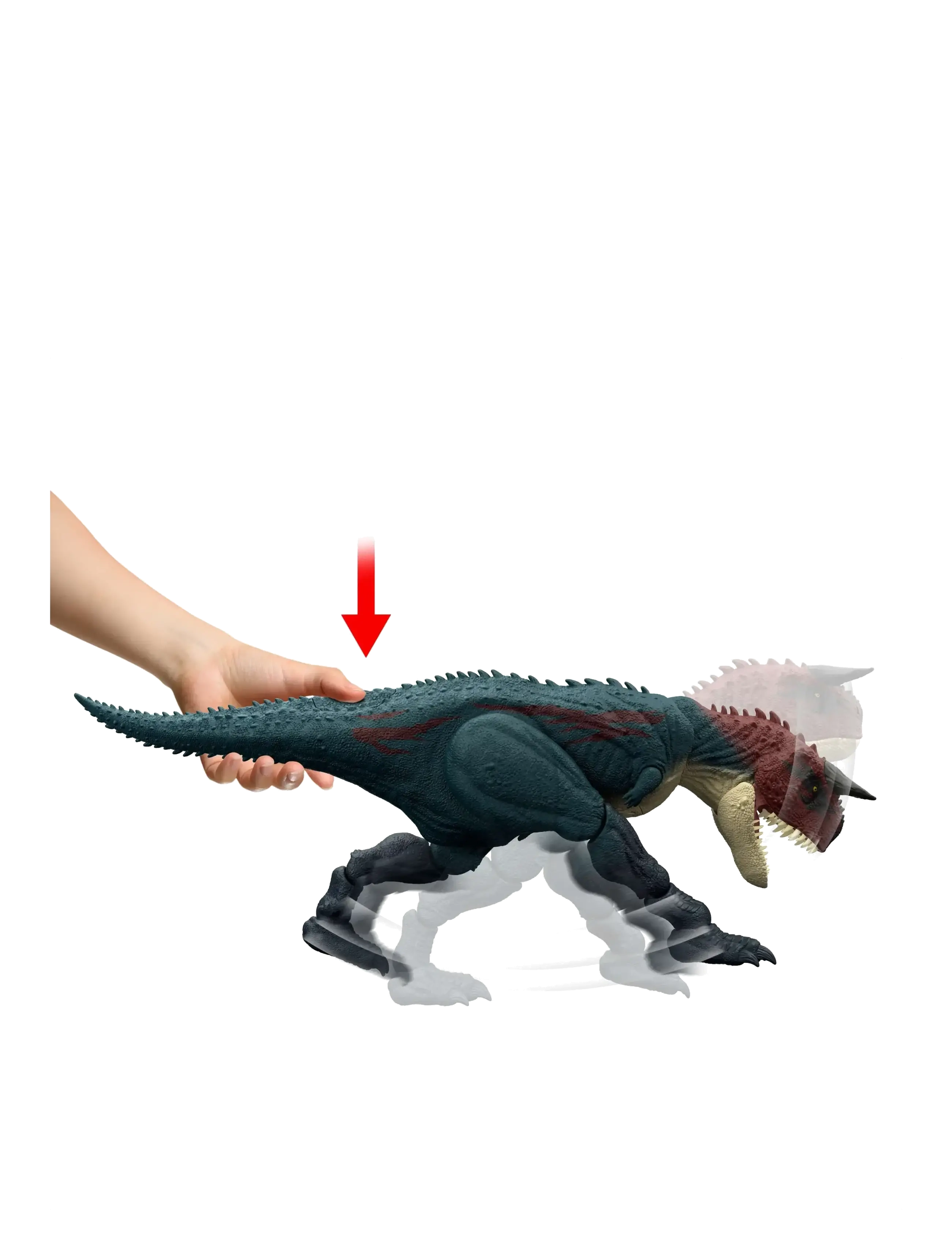 Jurassic world - Jurassic World CHARGE 'N CHOMP Carnotaurus - animals - multicolor - 4