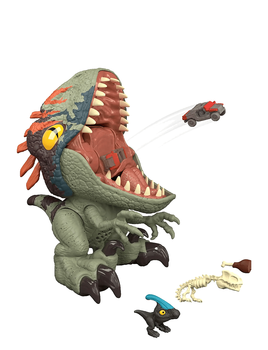 Jurassic world - Jurassic World Fierce Feeder Velociraptor Dinosaur with Swallow and Spit Interactive Feature - multicolor - 2