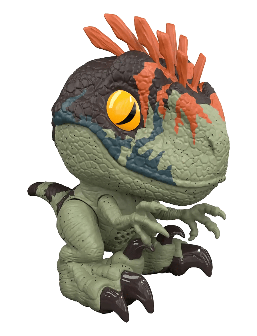 Jurassic world - Jurassic World Fierce Feeder Velociraptor Dinosaur with Swallow and Spit Interactive Feature - multicolor - 3