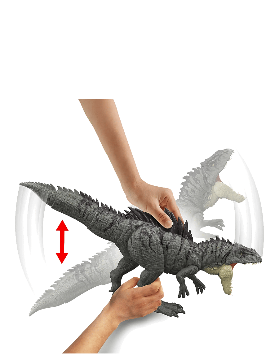 Jurassic world - Jurassic World Colossal Chomp Giganotosaurus Figure with Big Bite, Multi Direction Attack - interaktive tiere - multicolor - 4