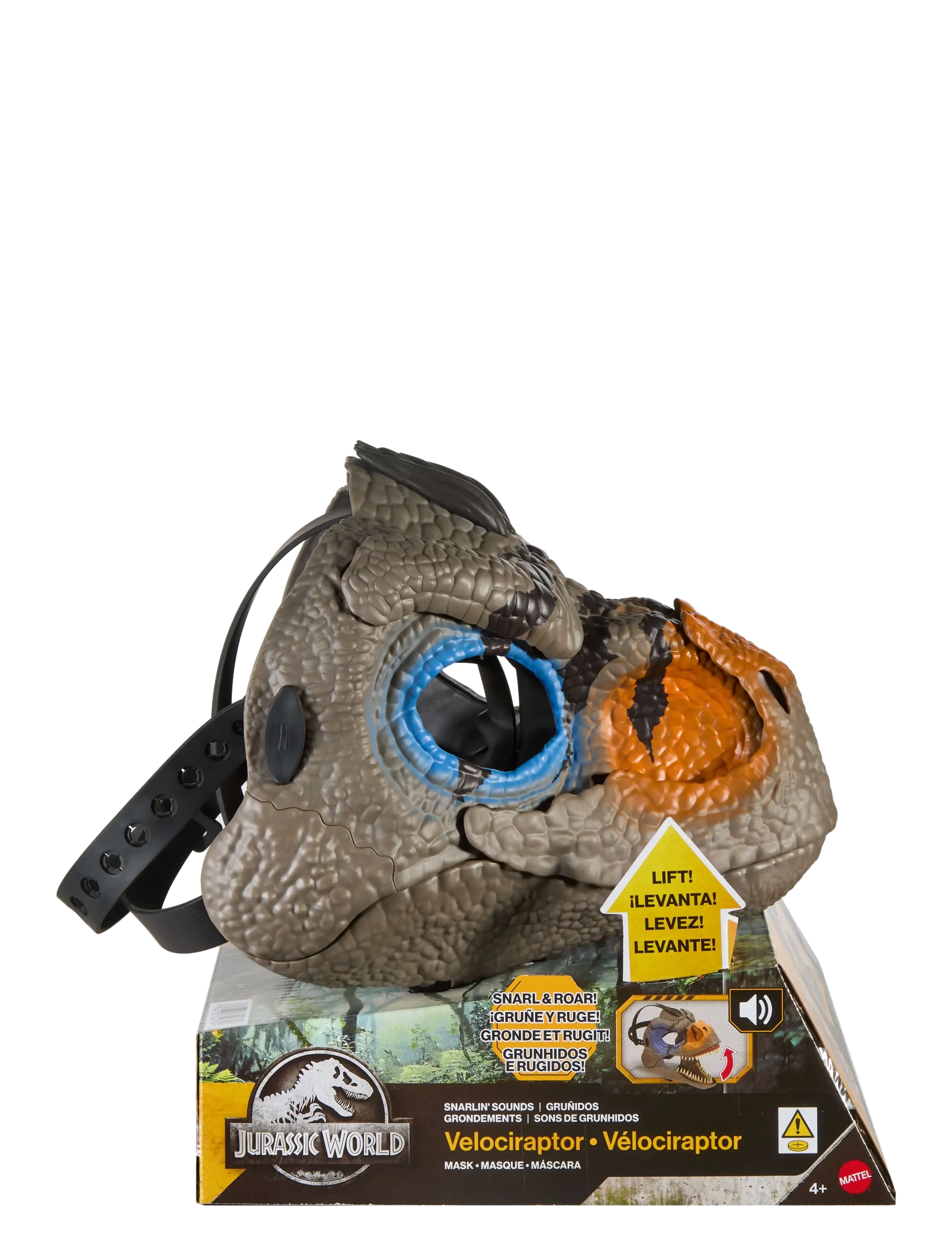 Jurassic world Jurassic World Snarlin Sounds Velociraptor Mask with Roar & Growl Sounds, Dinosaur Head - Spielzeug - MULTICOLOR / multi