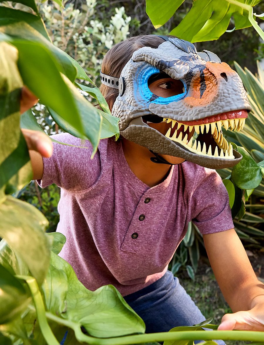 Jurassic world - Jurassic World Snarlin Sounds Velociraptor Mask with Roar & Growl Sounds, Dinosaur Head - kostüm-zubehör - multicolor - 0