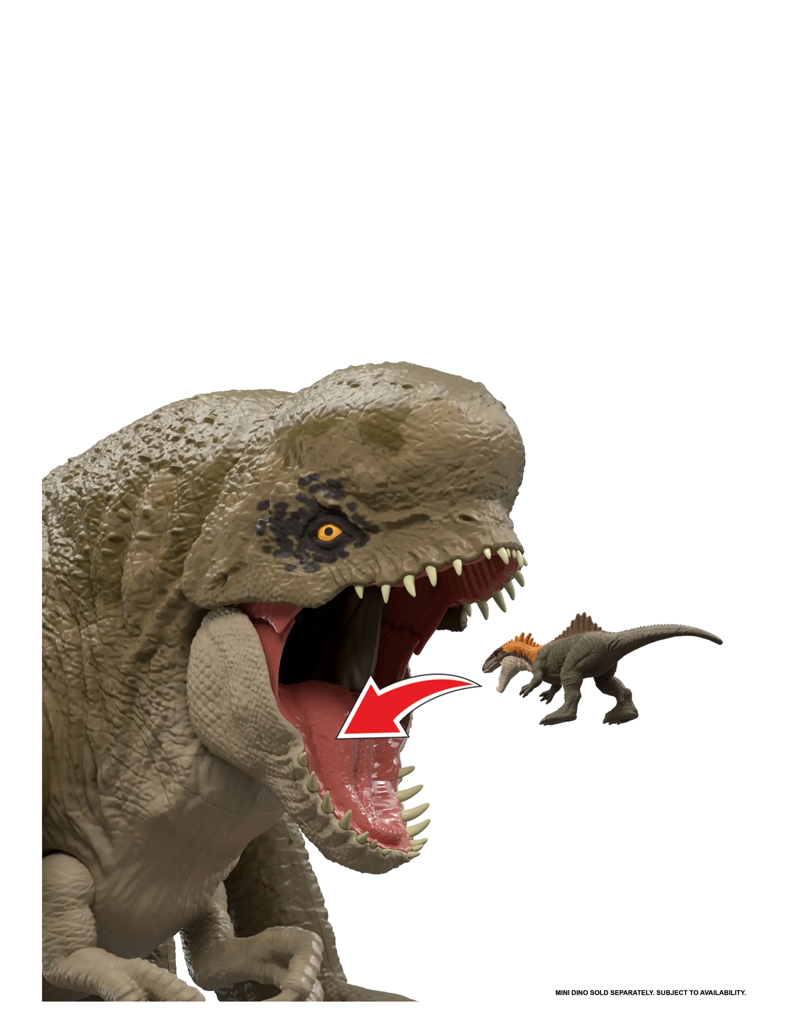 Jurassic world - Jurassic World Rebirth Super Colossal Distortus Rex Dinosaur Figure, 31 Inch, Swallows Minis - tiere - multicolor - 3