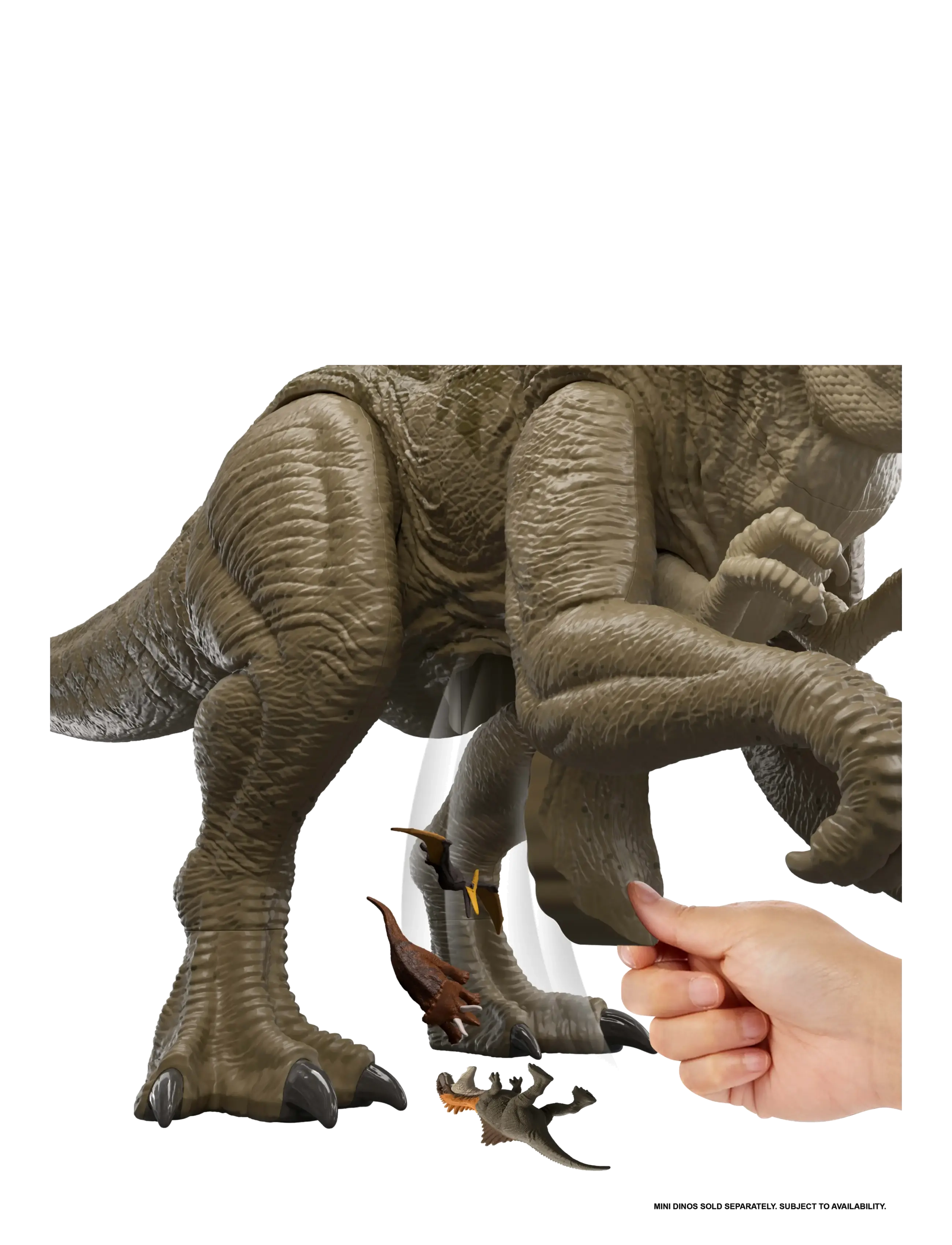 Jurassic world - Jurassic World Rebirth Super Colossal Distortus Rex Dinosaur Figure, 31 Inch, Swallows Minis - tiere - multicolor - 4