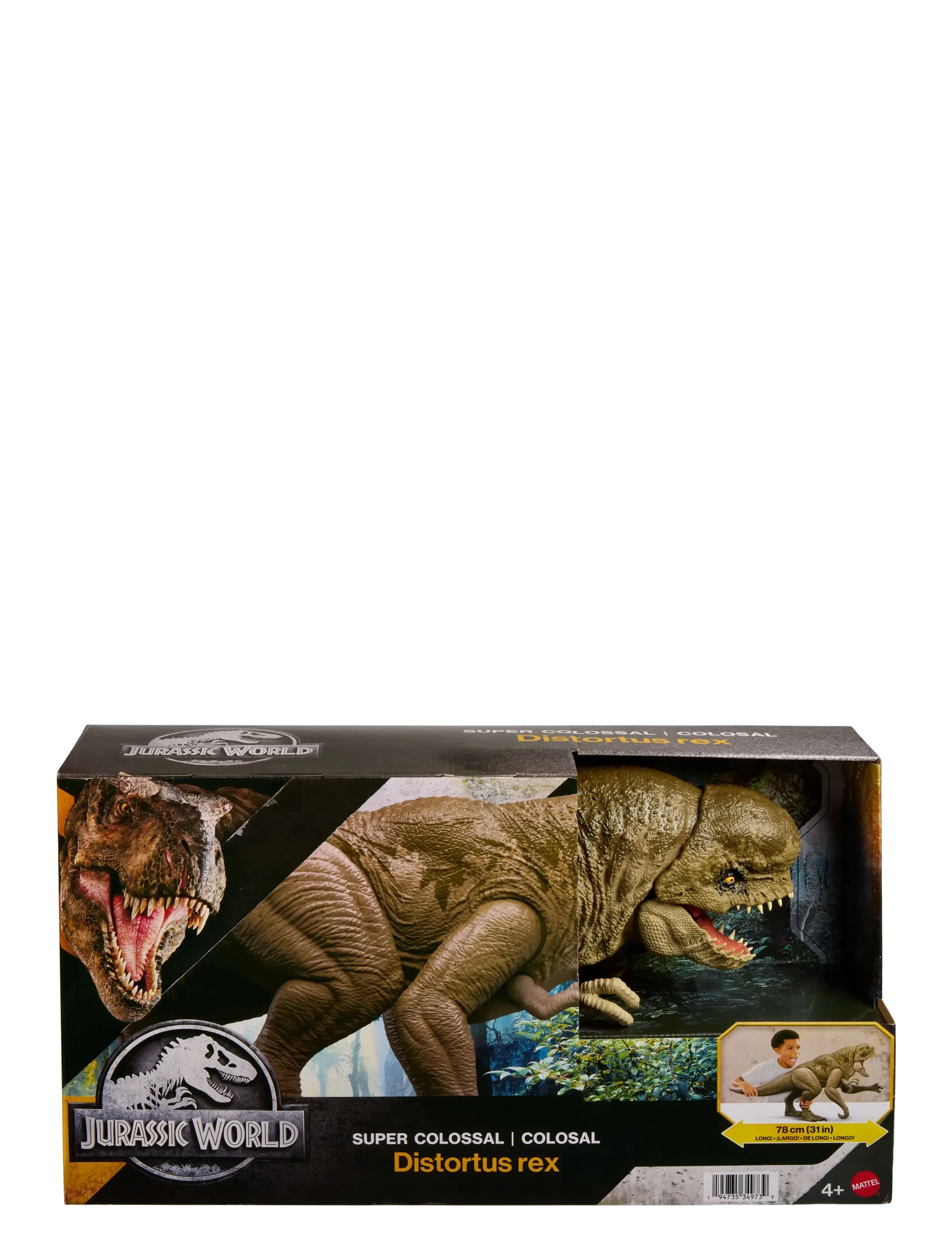 Jurassic world - Jurassic World Rebirth Super Colossal Distortus Rex Dinosaur Figure, 31 Inch, Swallows Minis - tiere - multicolor - 2