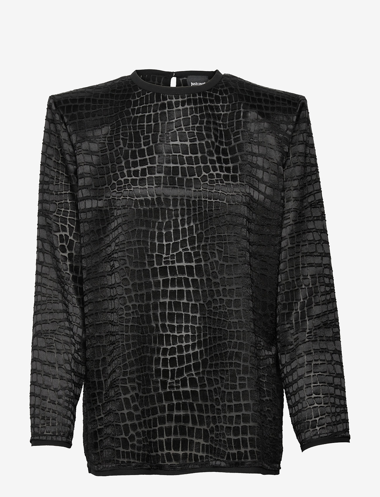 Just Cavalli - TOP - long-sleeved blouses - black - 0