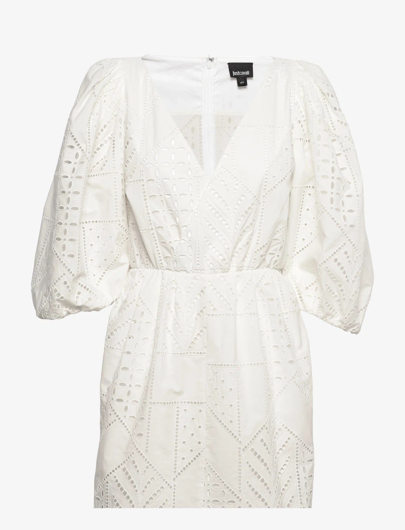 Just Cavalli - DRESS - vakarėlių drabužiai išparduotuvių kainomis - bright white - 0