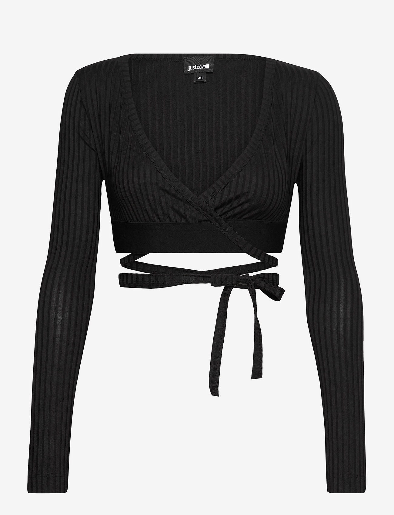 Just Cavalli - TOP - crop tops - caviar - 2