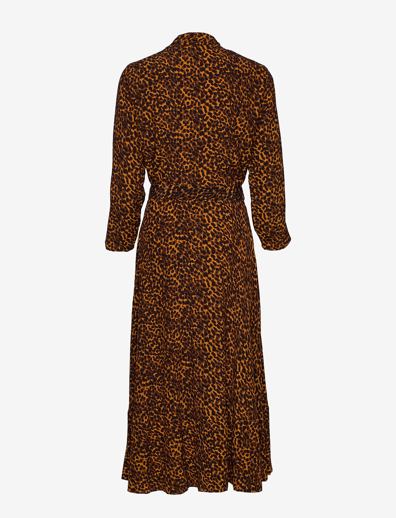 Just Female - Coca wrap dress - brown animal - 1
