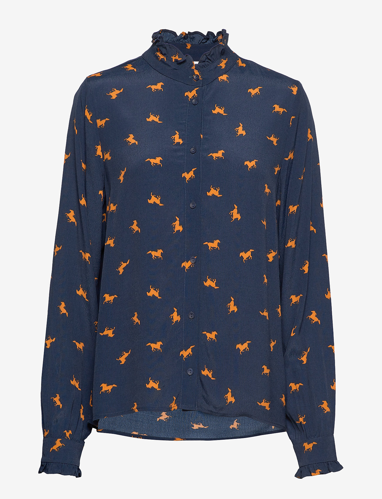 Just Female - Veria shirt - horse aop - 0