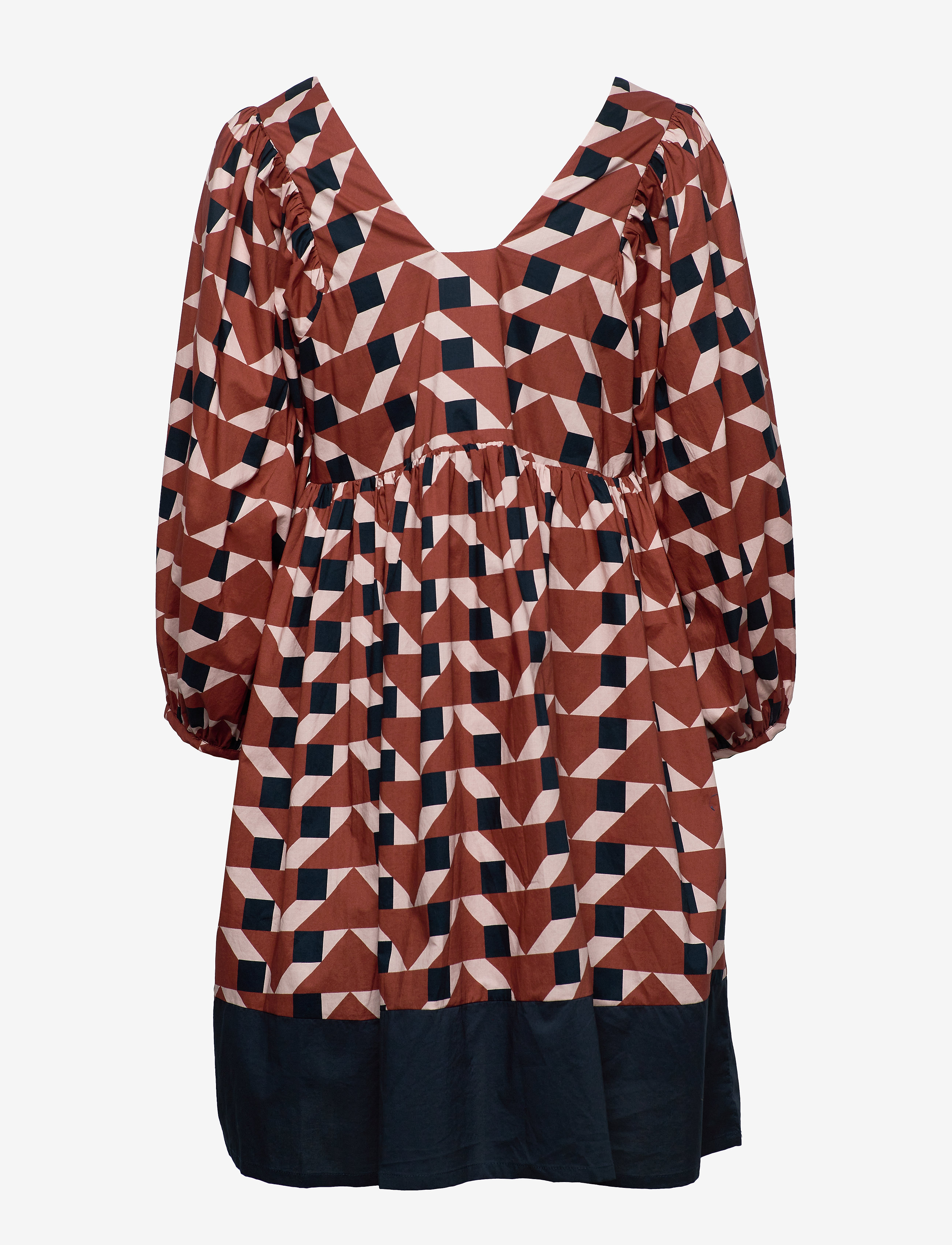 Just Female - Meghan dress - kurze kleider - trapez aop - 1
