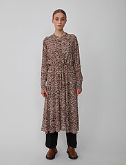 Just Female - Virginia dress - midikjoler - sketchy ikat aop - 2