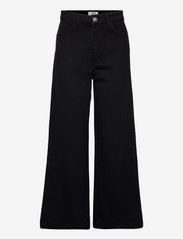 Just Female - Calm black jeans - hosen mit weitem bein - black - 0