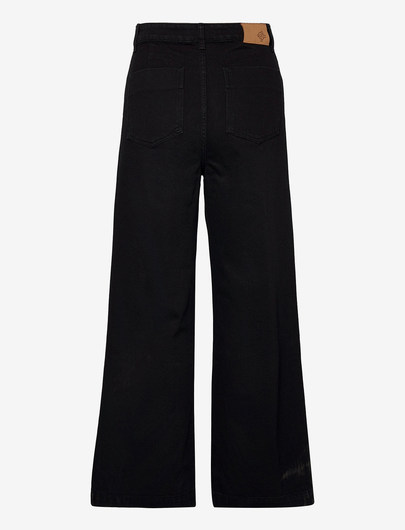 Just Female - Calm black jeans - hosen mit weitem bein - black - 1