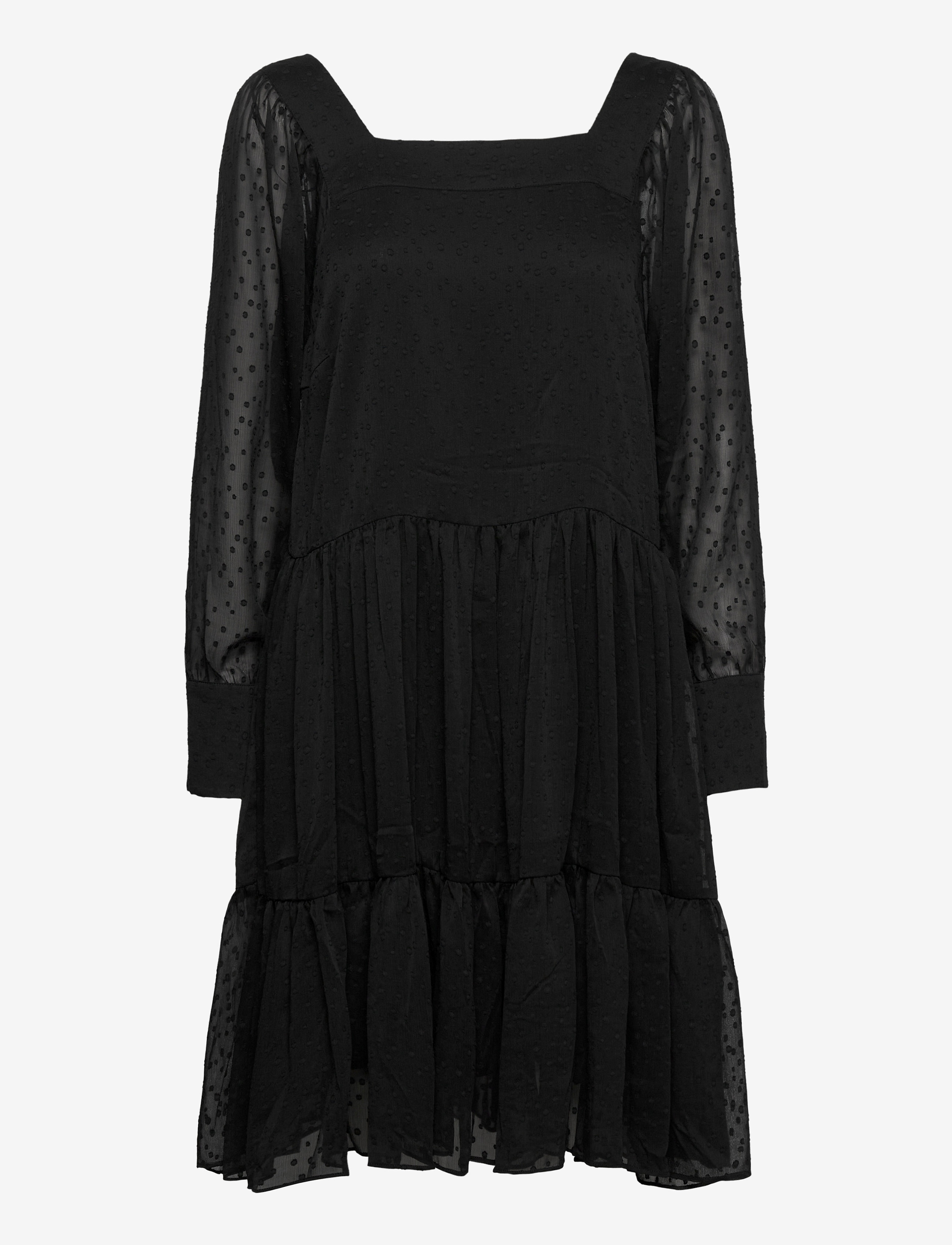 Just Female Lula dress - Dresses - BLACK / black