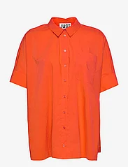 Just Female - Noria shirt - kortärmade skjortor - cherry tomato - 0
