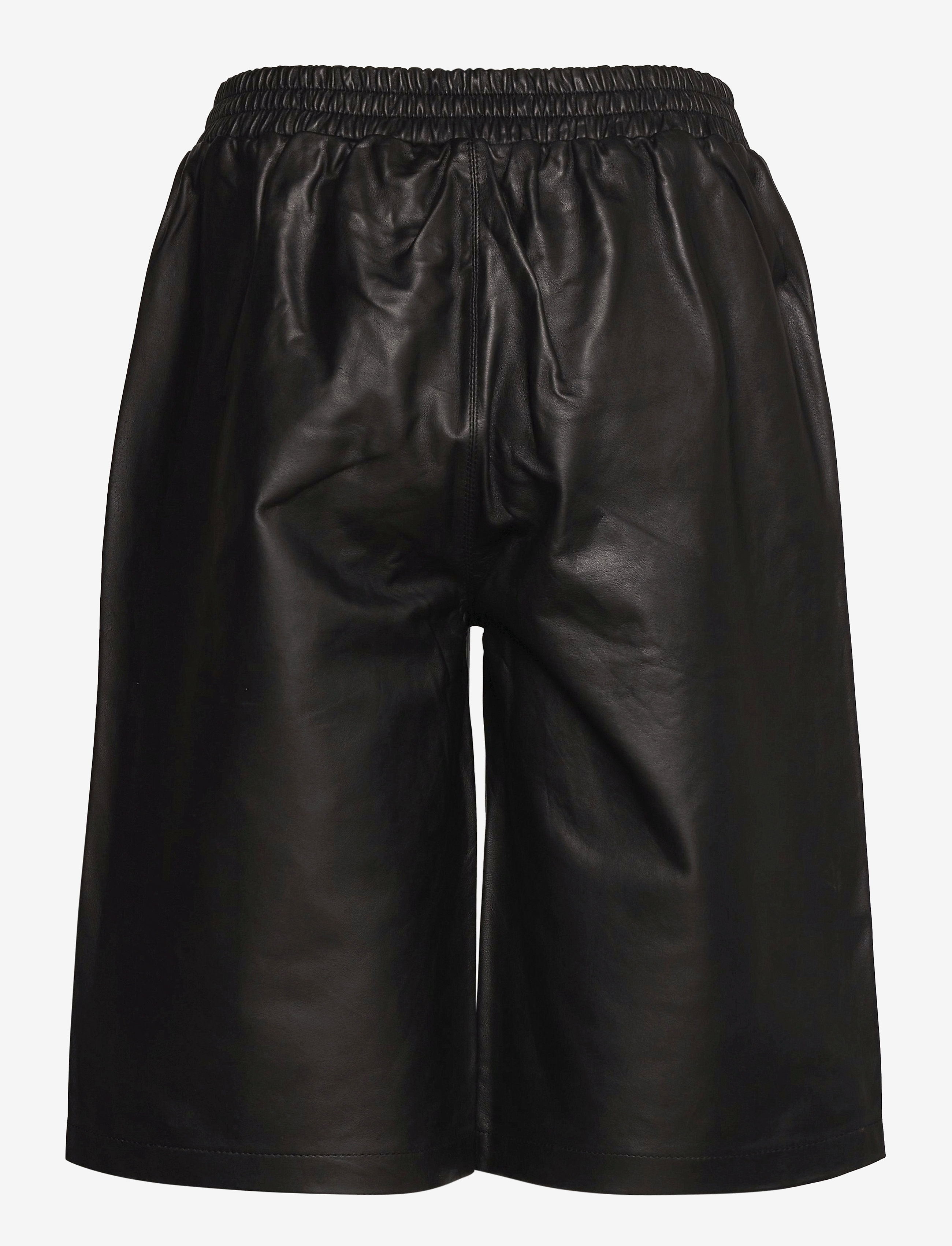 Just Female - Paso leather bermuda - black - 2