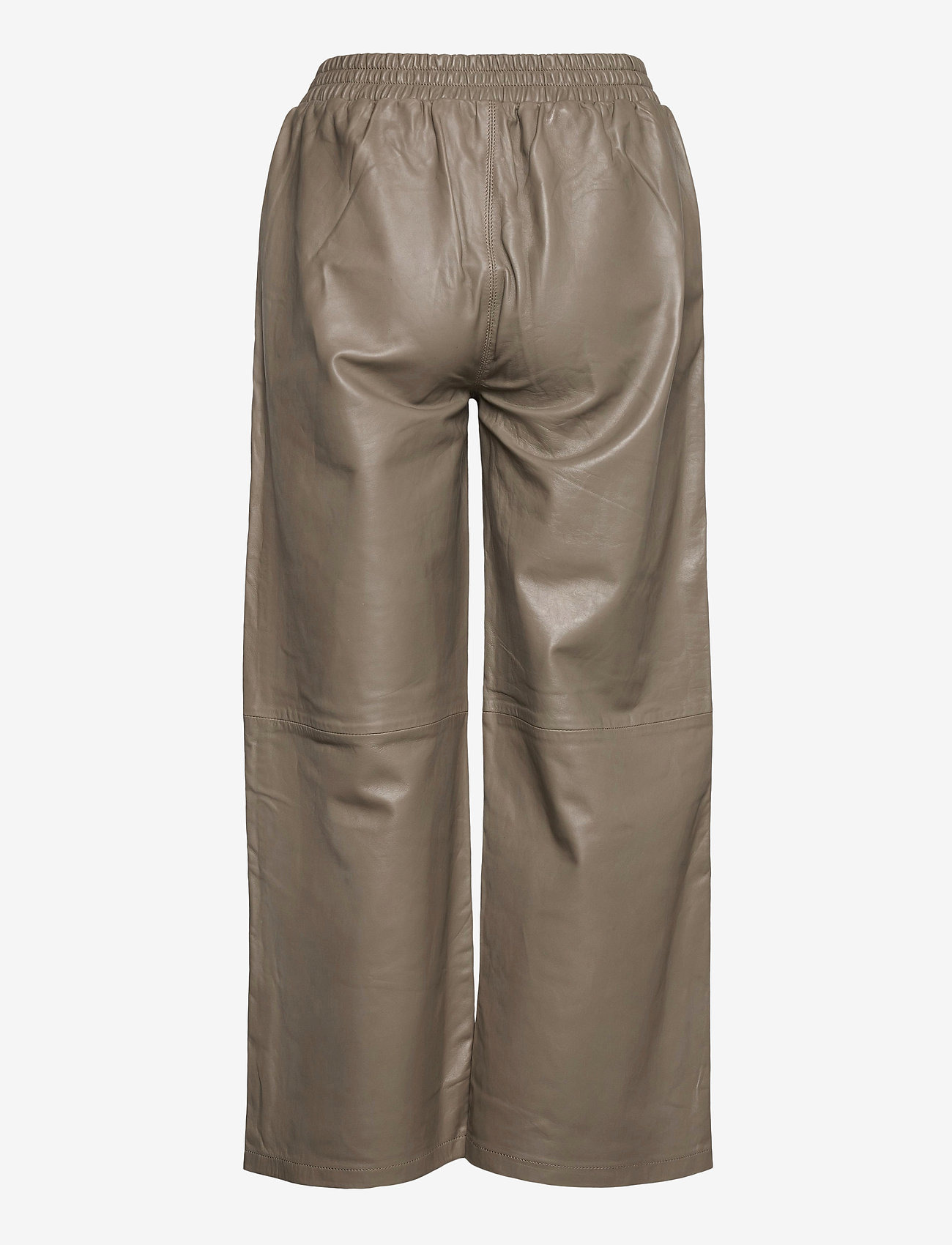Just Female - Roy leather trousers - grey - 1