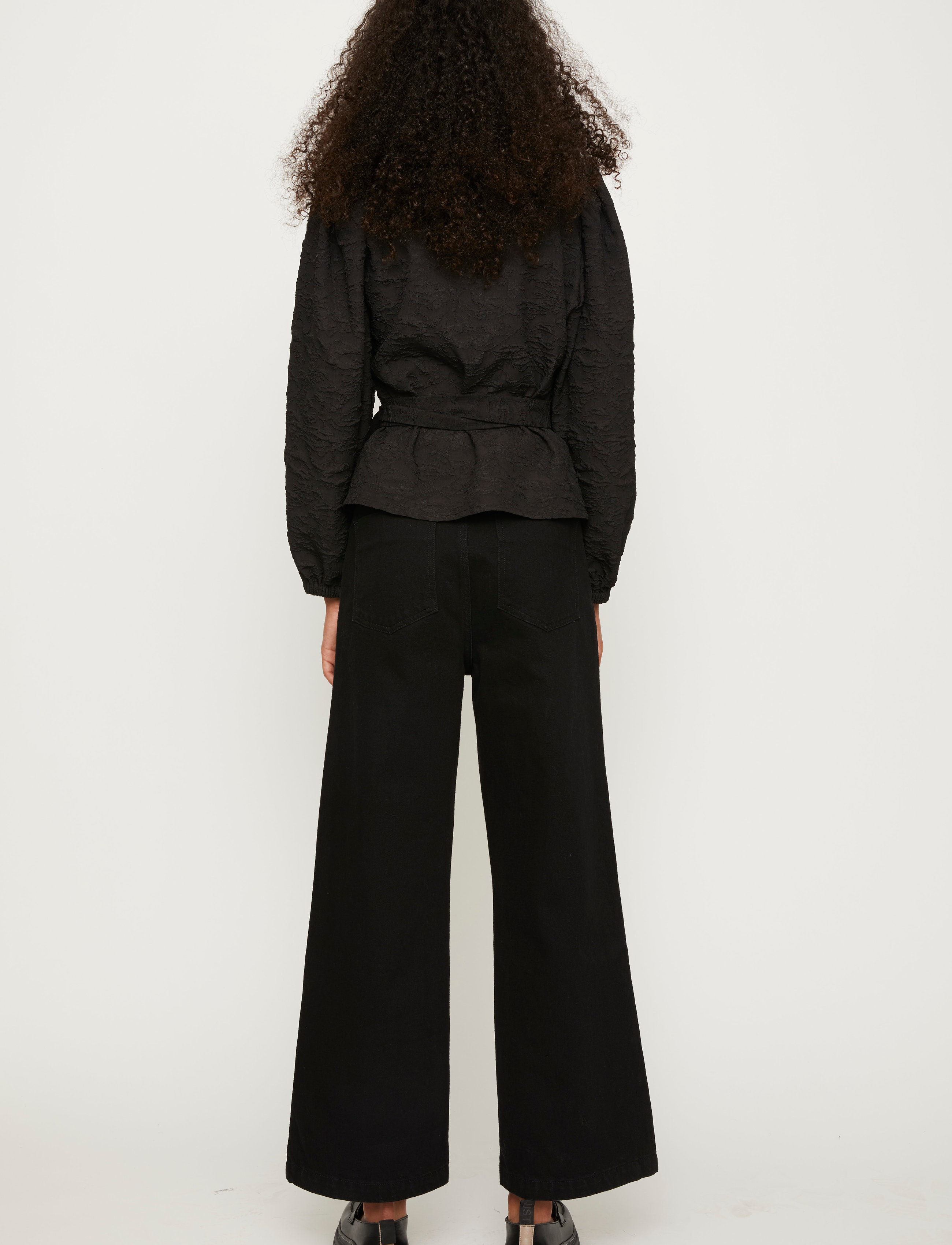 Just Female - Toda wrap blouse - black - 3