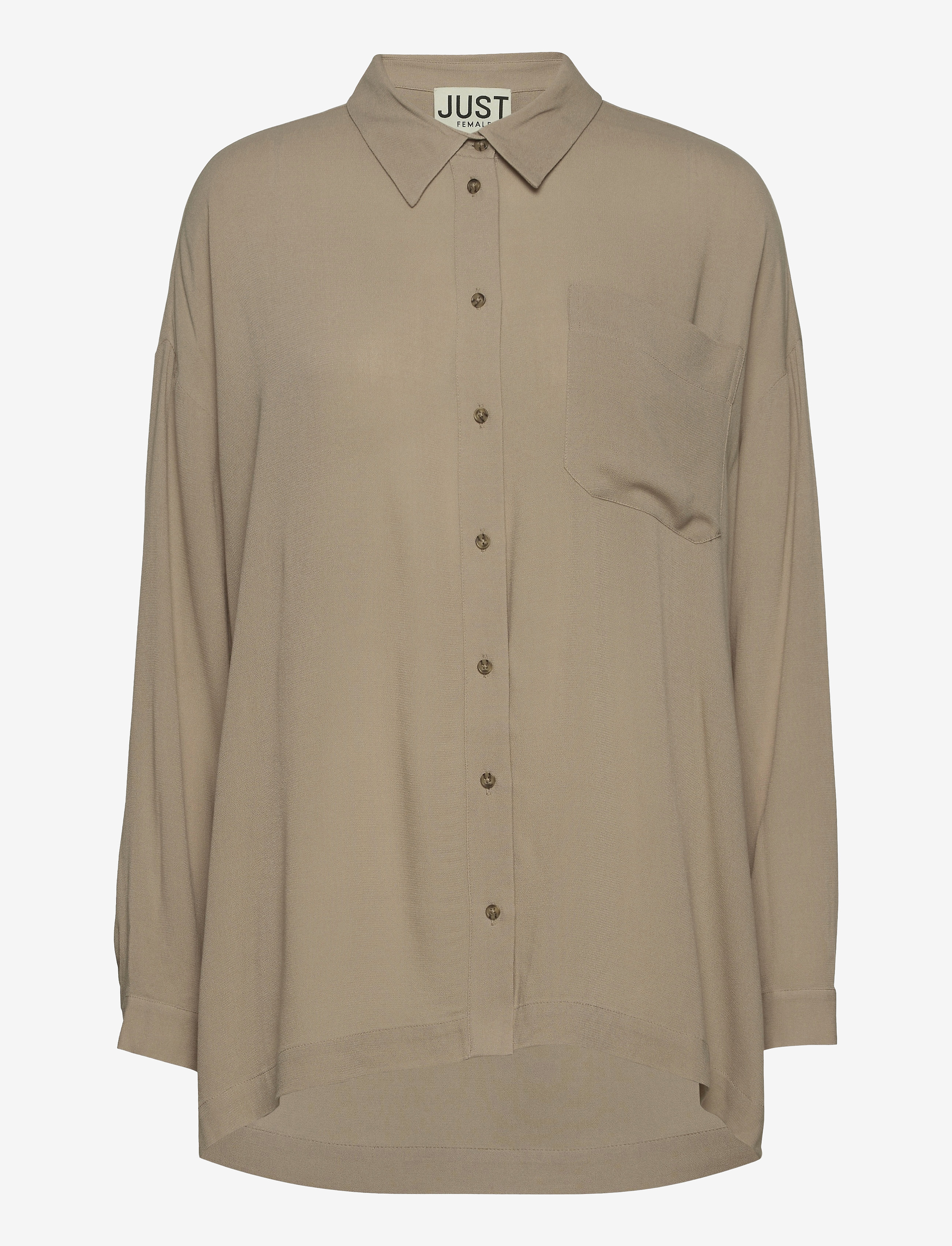 Just Female - Brooklyn shirt - cobblestone - 1