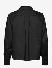 Just Female - Collin shirt - linasest riidest särgid - black - 1