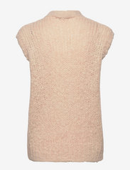 Just Female - Erida knit vest - stickade västar - buttercream - 1