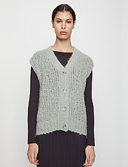 Just Female - Erida knit vest - knitted vests - pale aqua - 2
