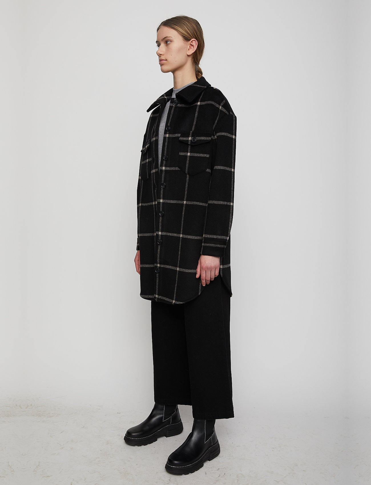 Just Female - Luca shirt jacket - black - 4