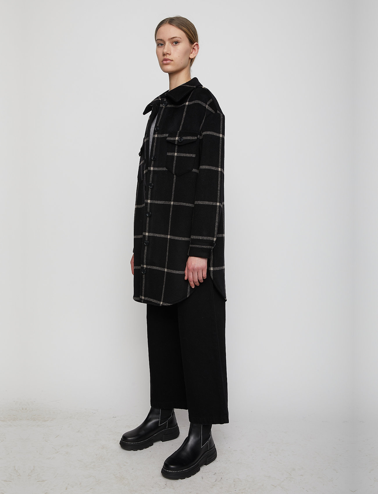 Just Female - Luca shirt jacket - black - 5