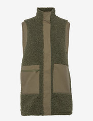 Just Female - Cosmo vest - polsterētas vestes - dark olive - 0