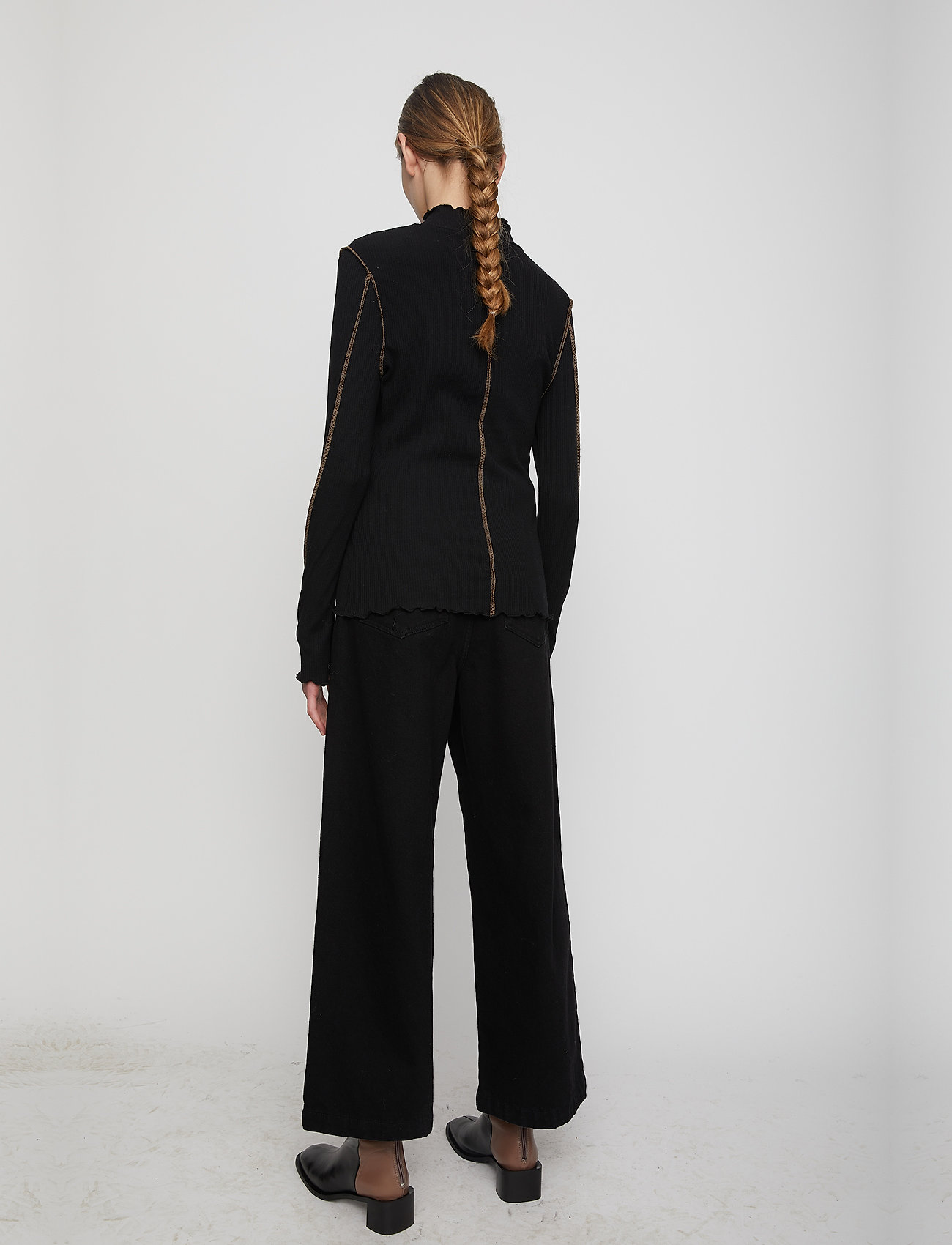 Just Female - Fox blouse - black - 4