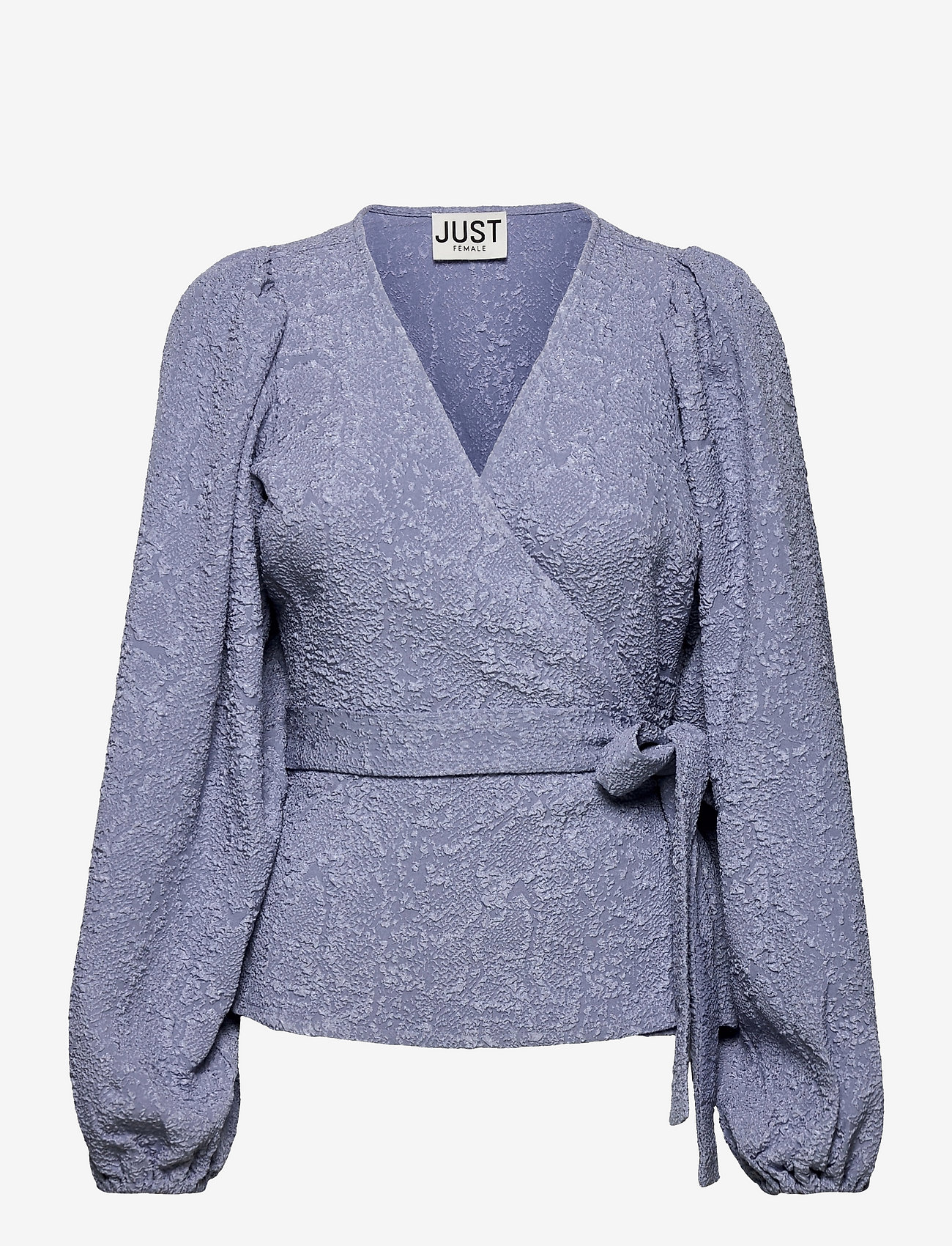 Just Female - Galaxy wrap blouse - stonewash - 0