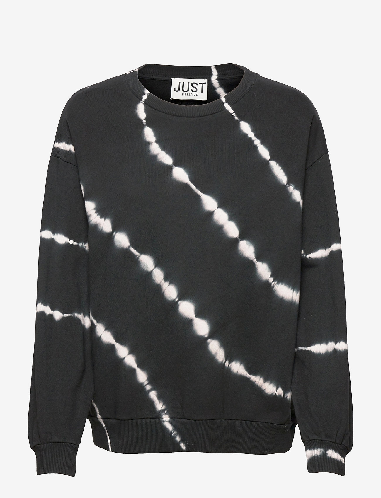 Just Female - Drake sweat tiedye - black td - 0