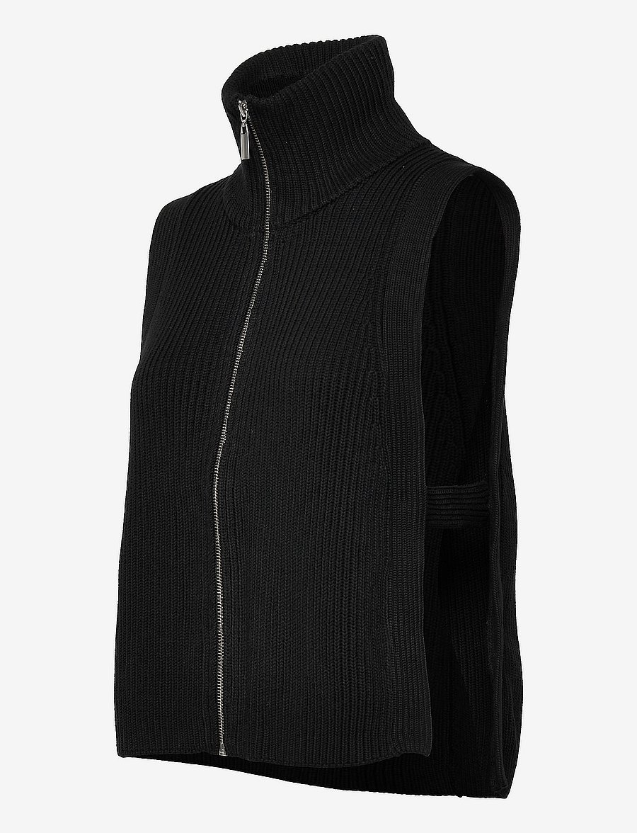 Just Female - Gorm zip vest - black - 2
