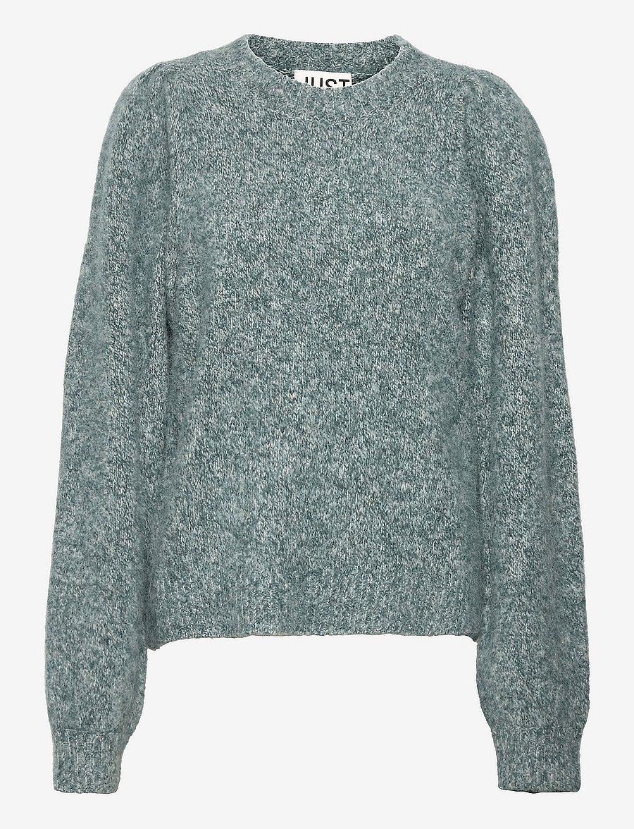 Just Female - Rebelo puff knit - sea moss - 0