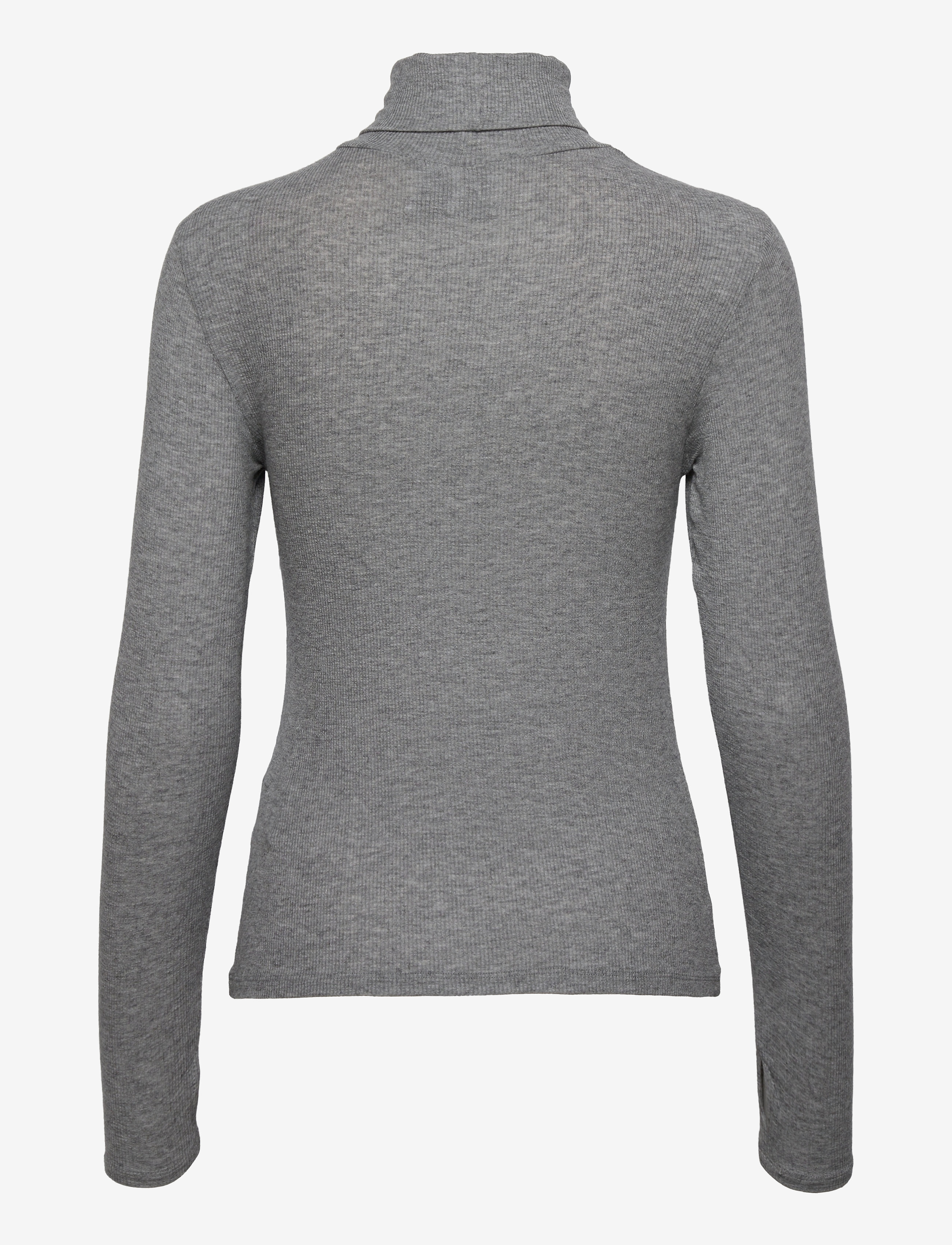 Just Female - Millie ls rollneck melange - grey melange - 2