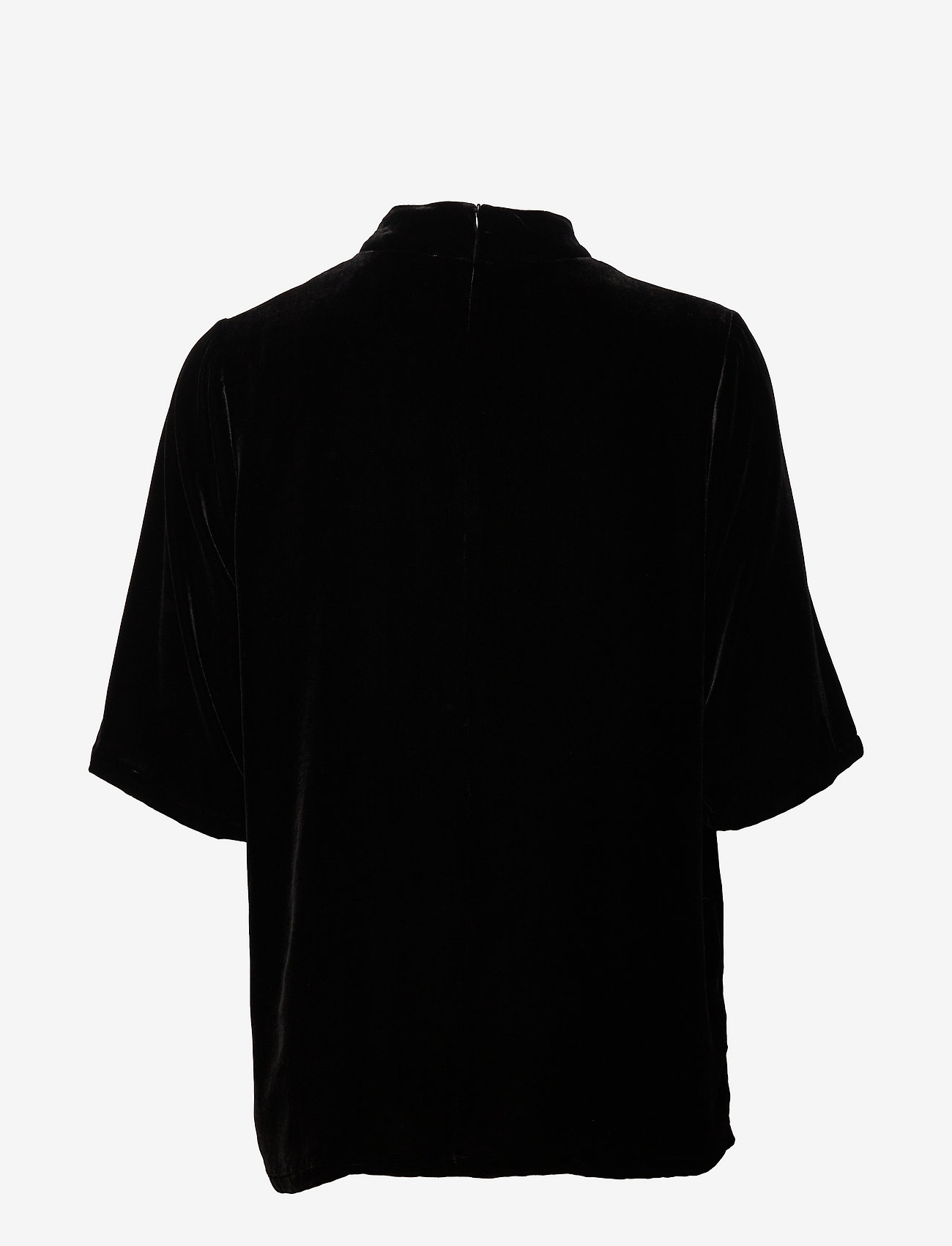 Just Female - Even velvet blouse - black - 1