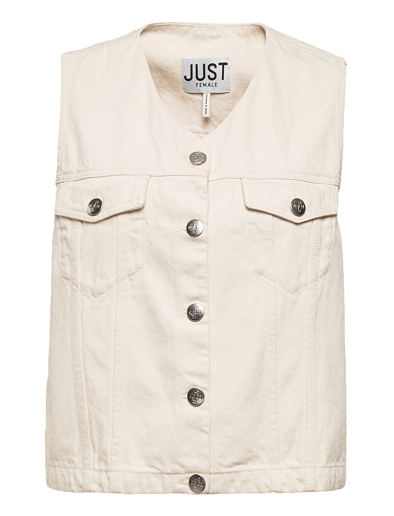 Just Female Bright Vest 0111 – denim vests – shop at Booztlet