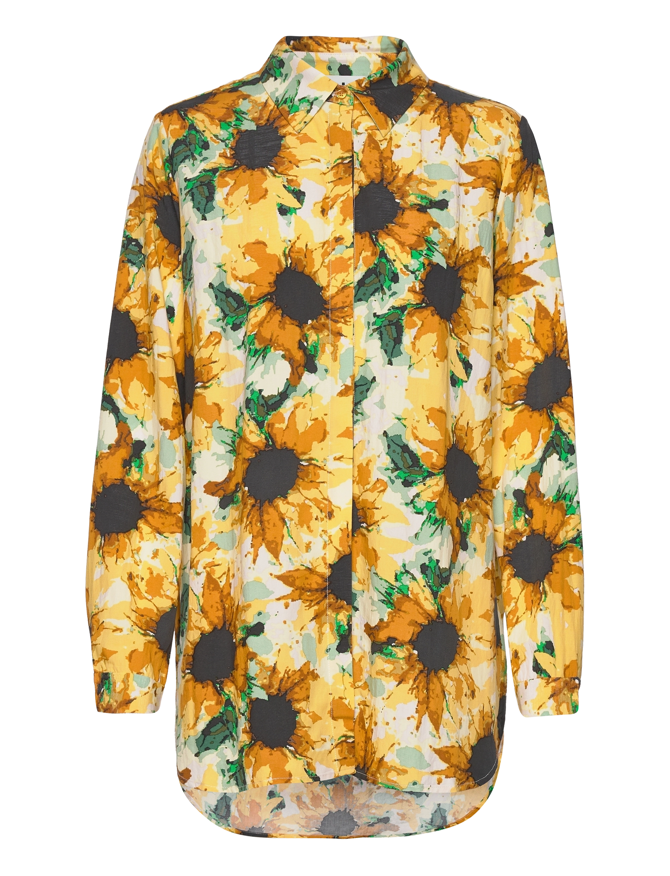 Just Female - Smooth shirt - sunflower yellow art - 1