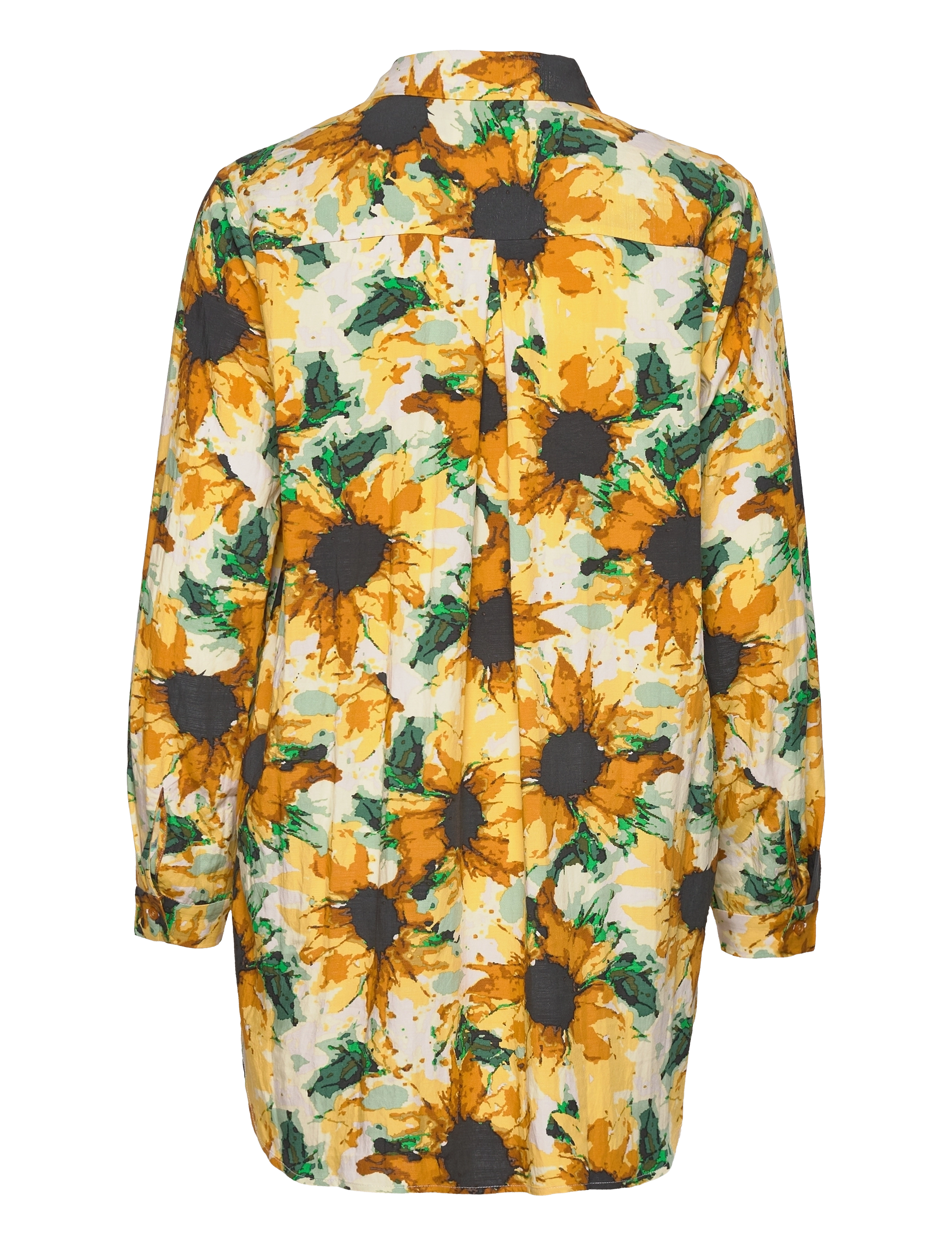 Just Female - Smooth shirt - sunflower yellow art - 2