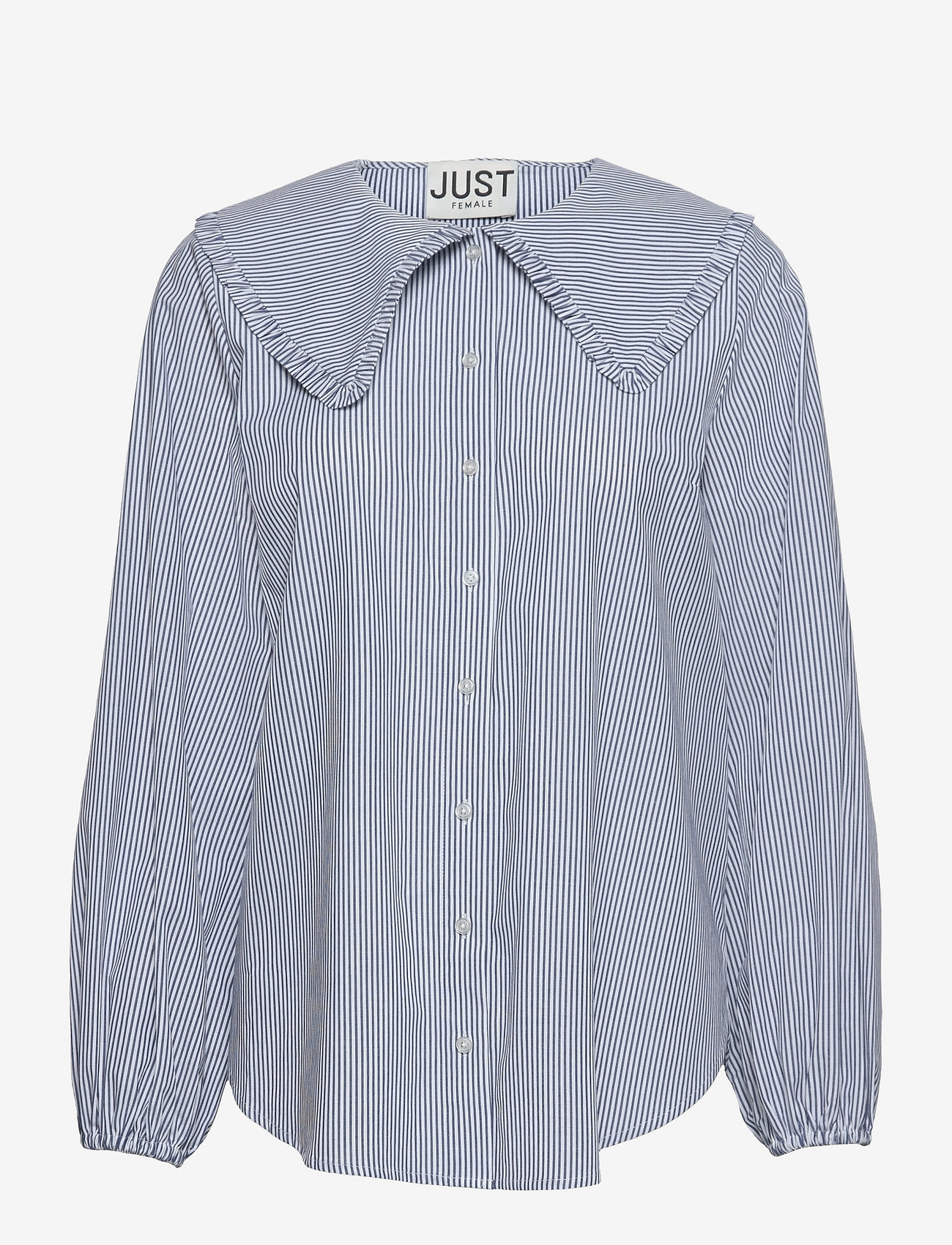 Just Female - Eve striped shirt - blue stripe - 0