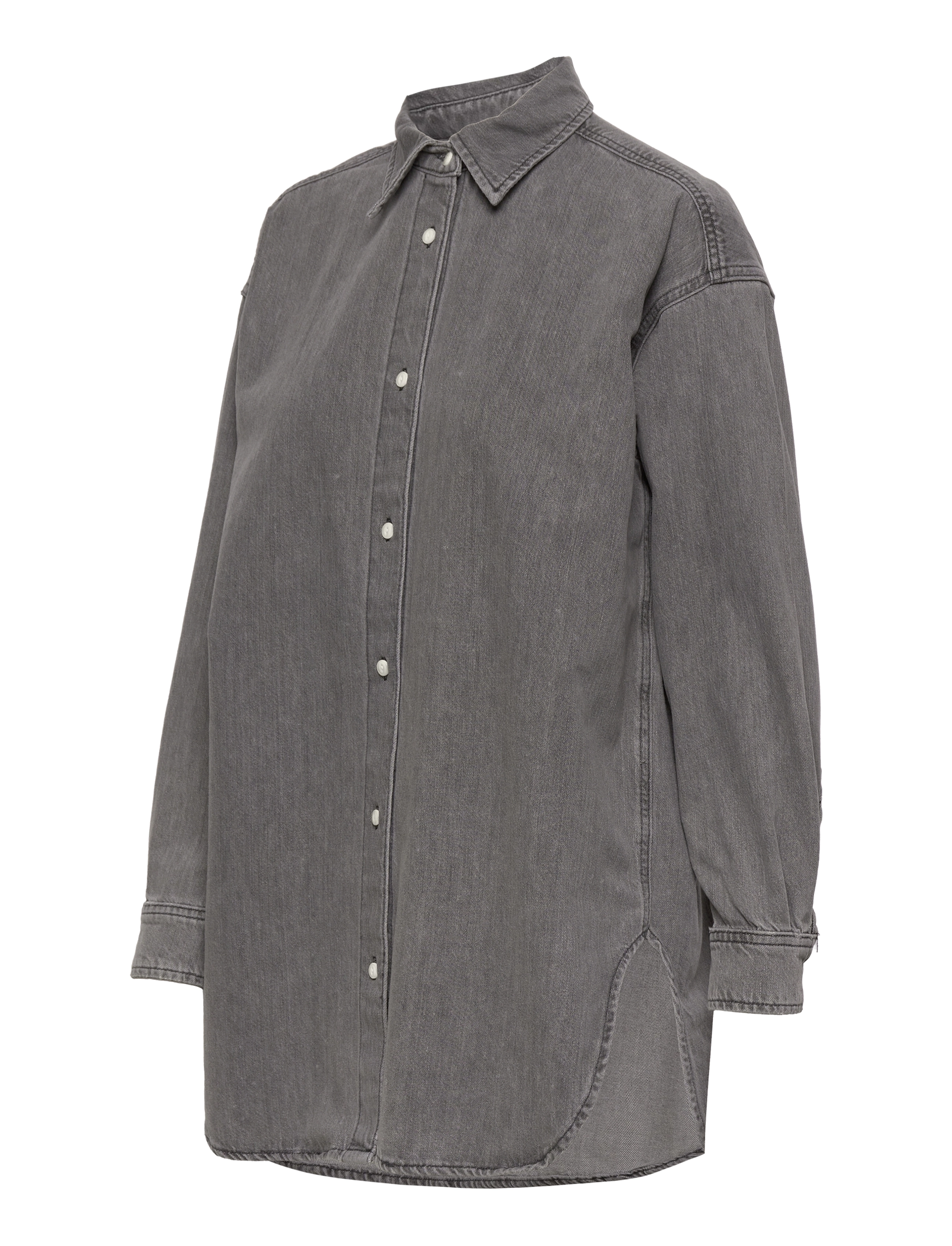 Just Female - Best denim shirt - grey denim - 2