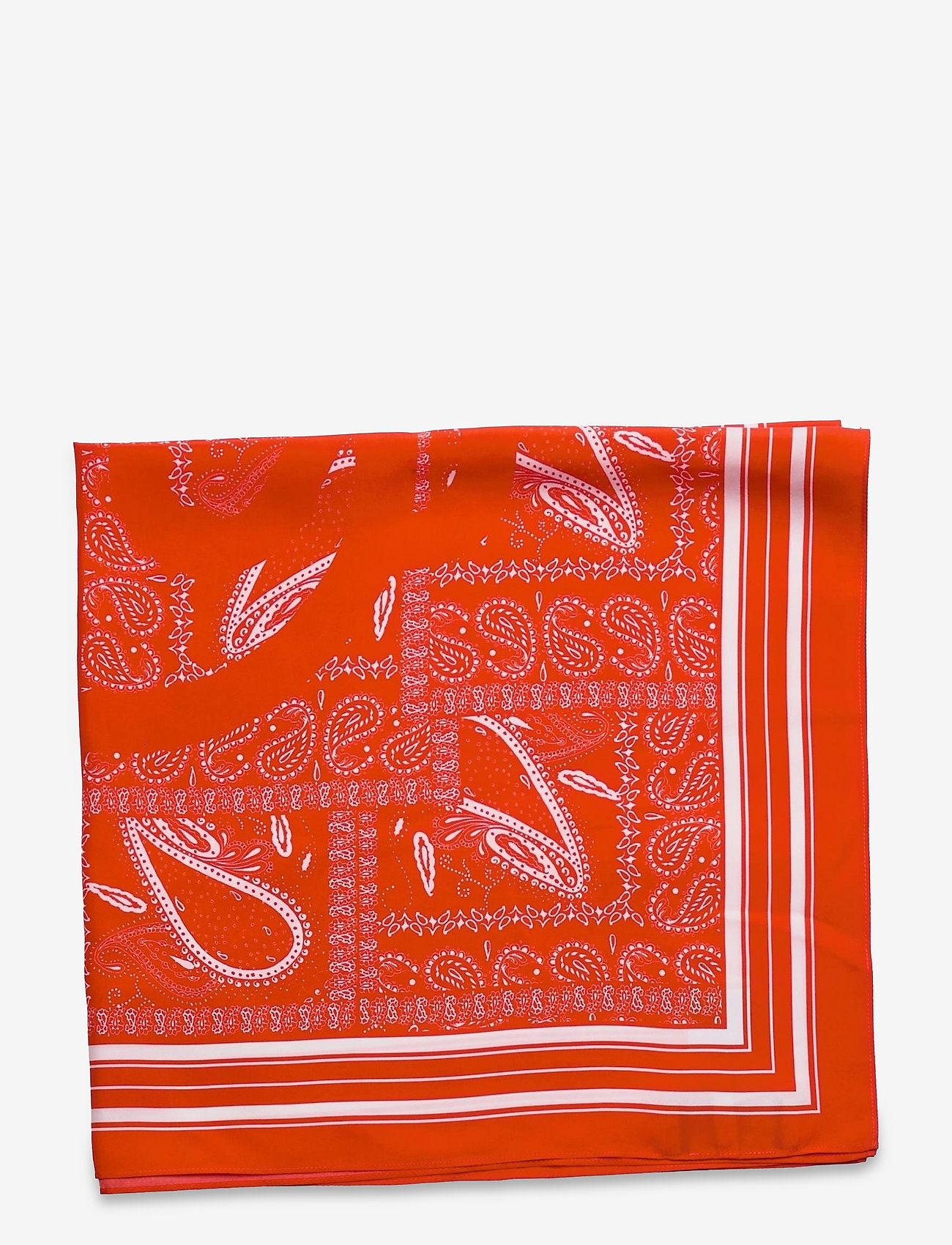 Just Female - Paisley scarf - cherry tomato - 1