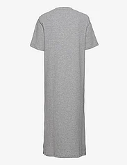 Just Female - Noble midi dress mel - t-shirtklänningar - grey melange - 1