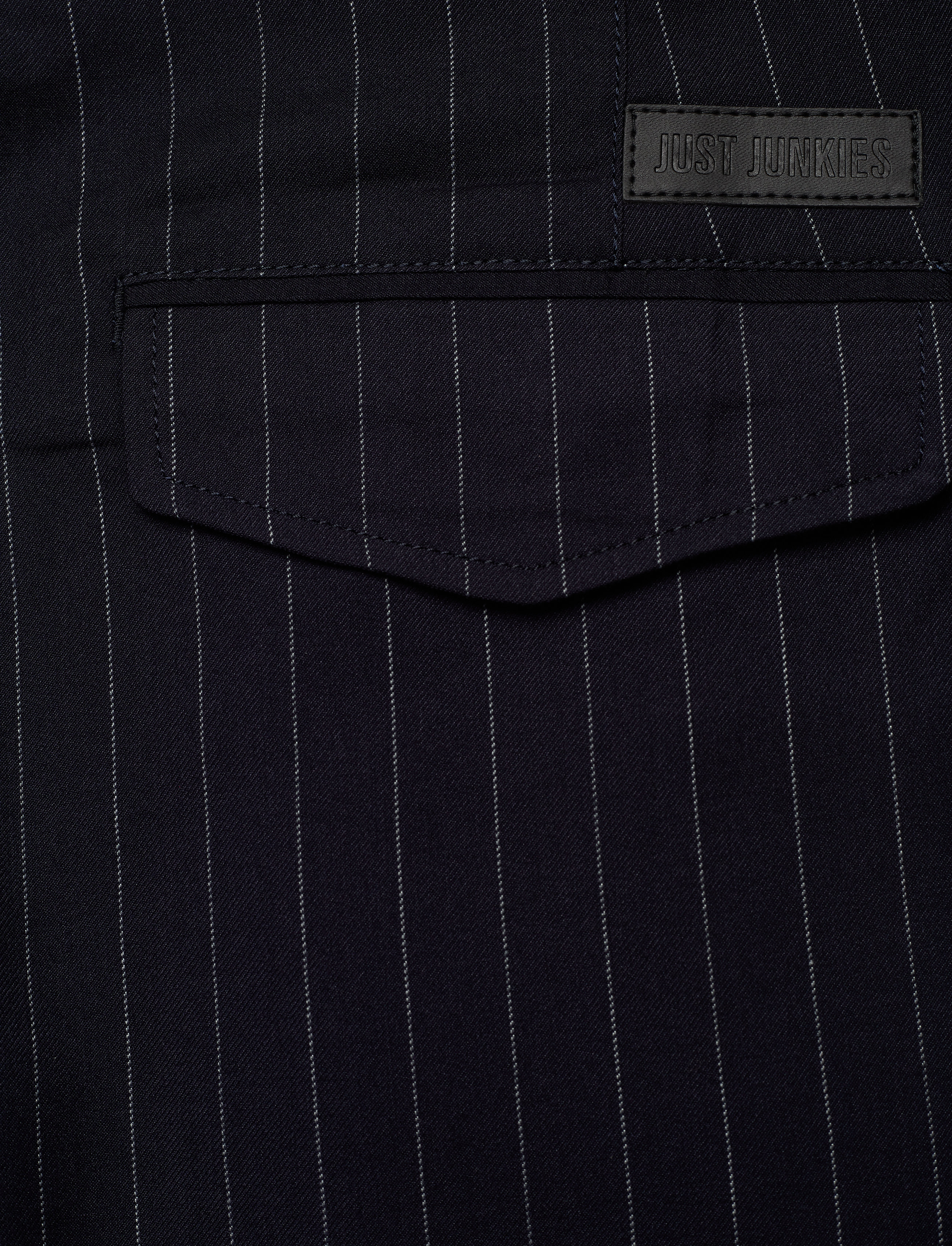 Just Junkies - Linus Slim Stripe Navy - navy - 4