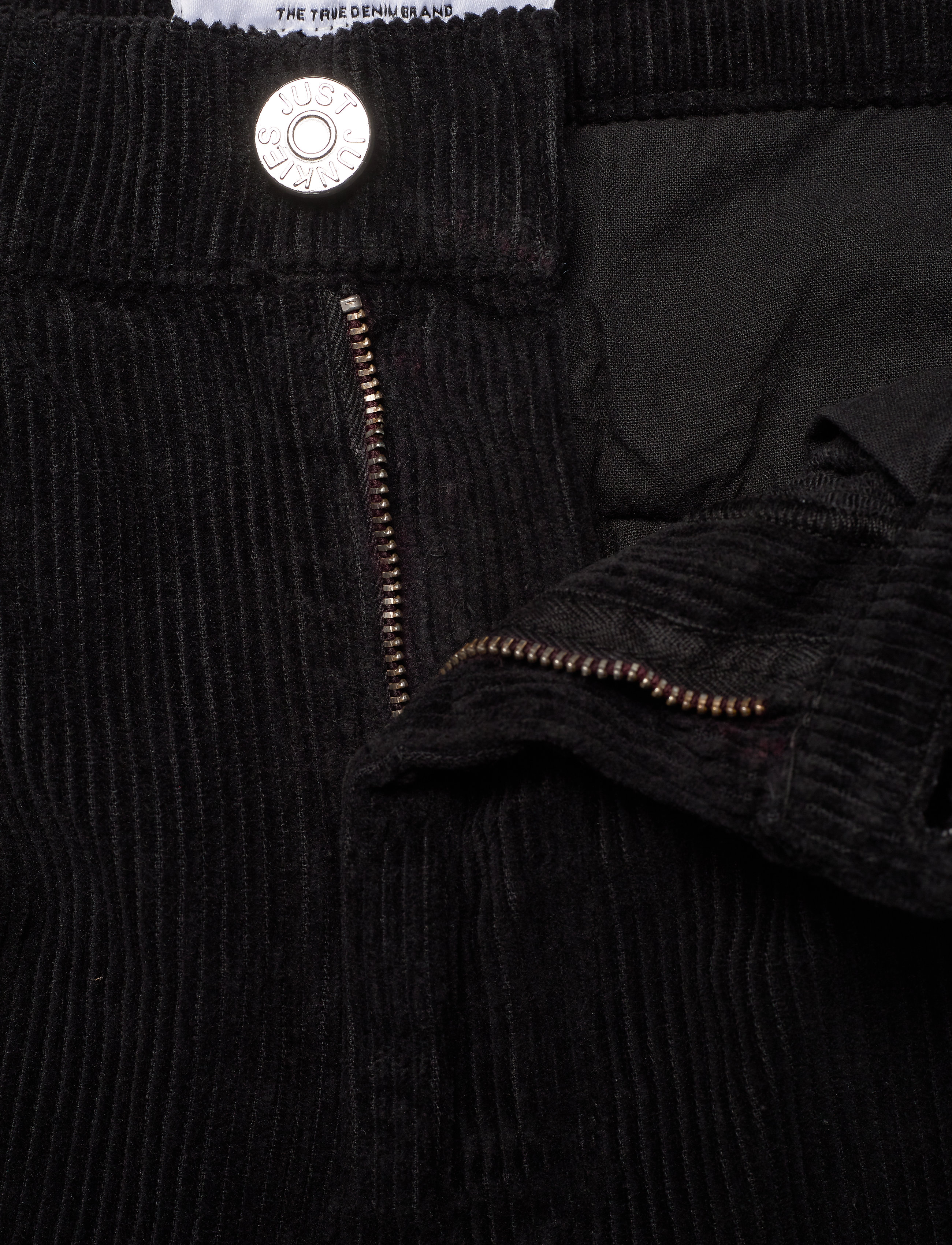 Just Junkies - Box corduroy - black - 3