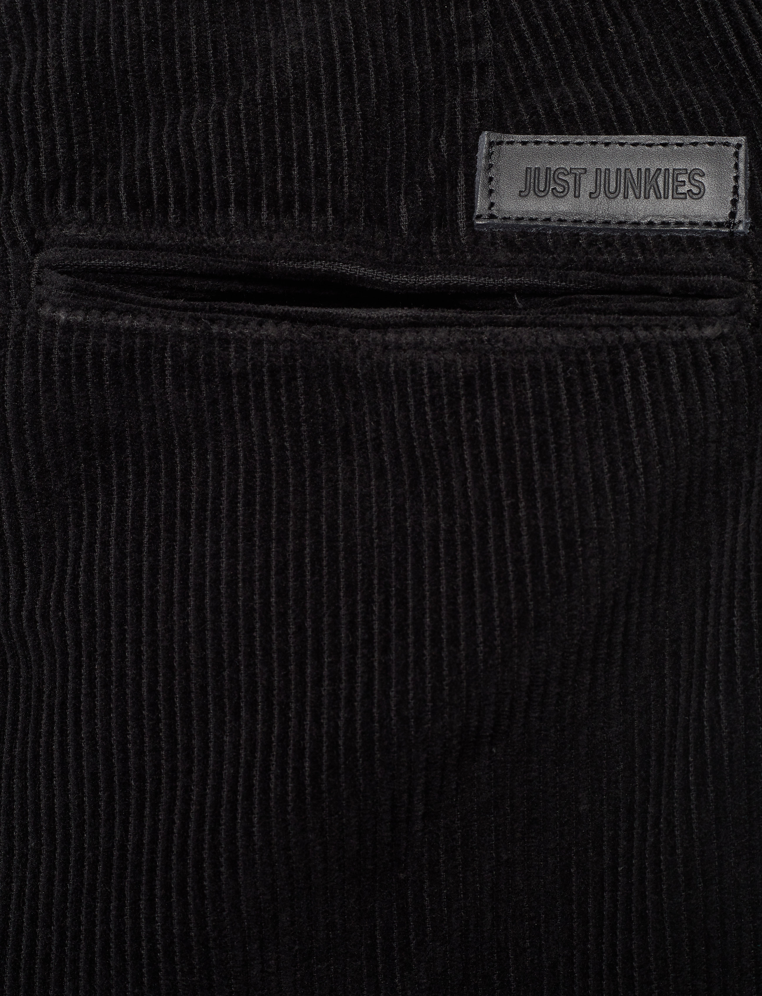 Just Junkies - Box corduroy - black - 4