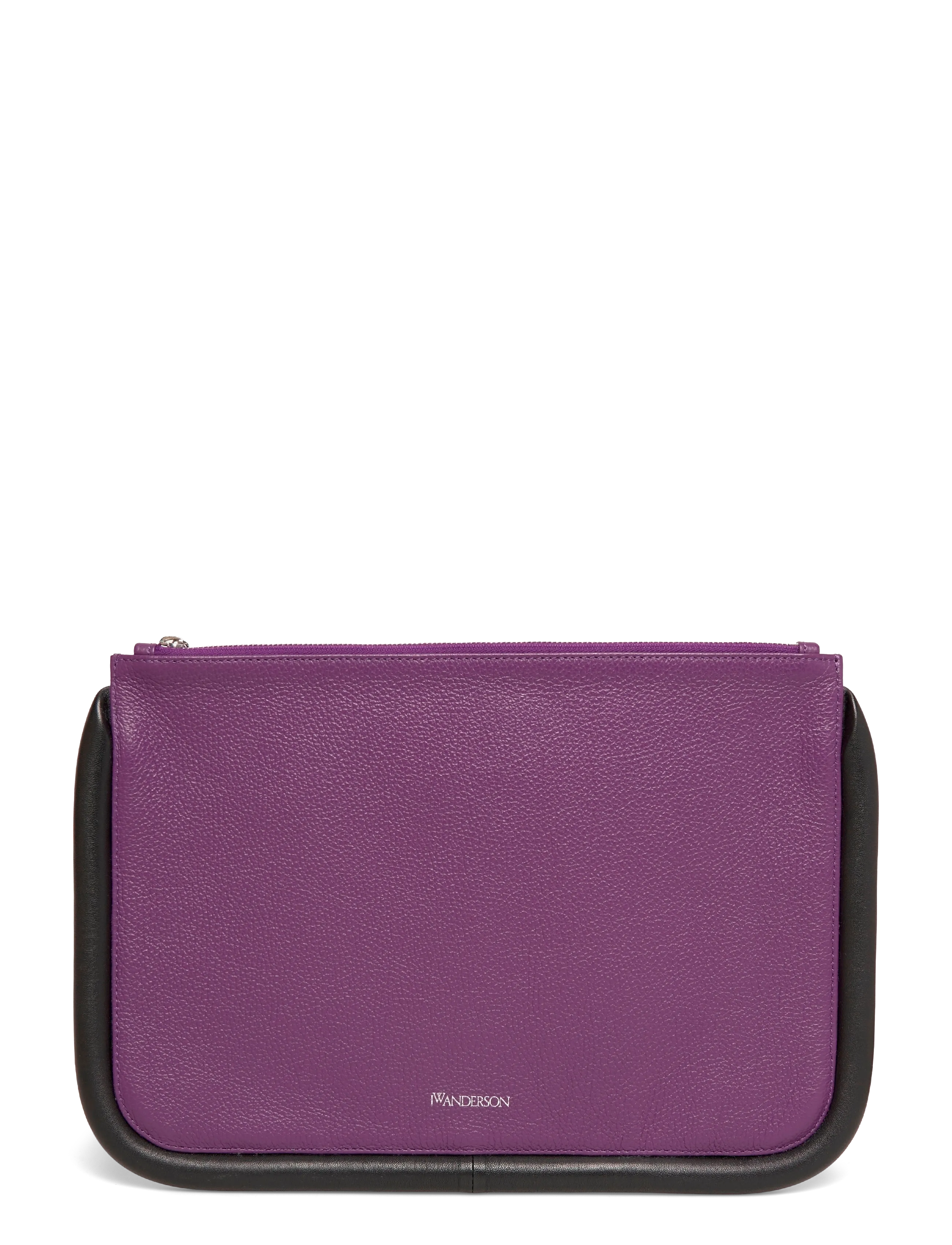 JW Anderson Large Bumper Leather Pouch - Nouveautes - PURPLE / purple