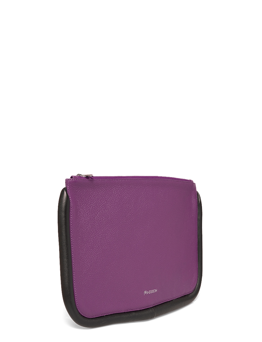 JW Anderson - Large Bumper Leather Pouch - besondere anlässe - purple - 2